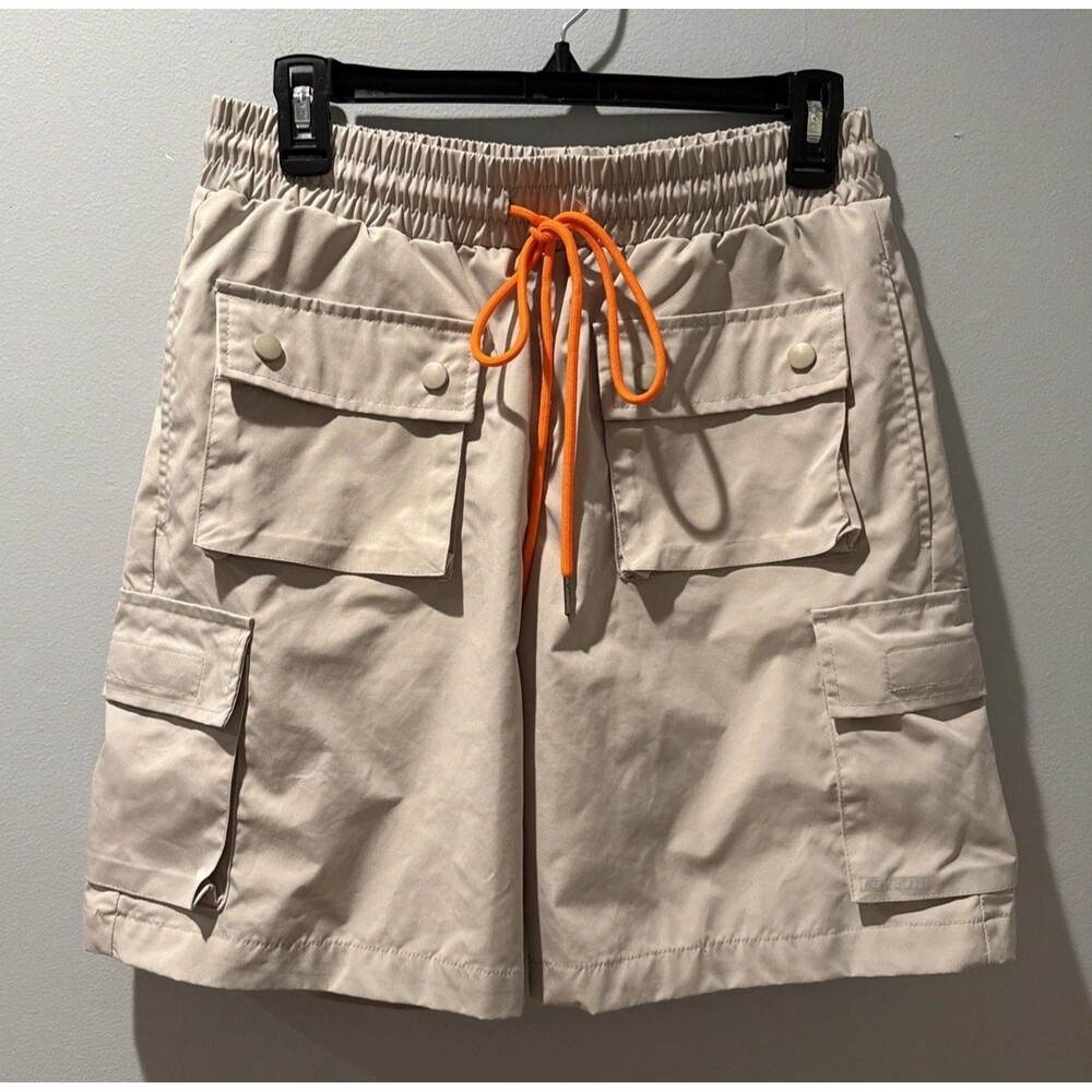 EPTM Utility Cargo Shorts Small 30 Nylon Drawstring Reflective Trim